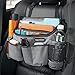High Road SwingAway Front Seat Car Organizer for Daily Driving Essentials with Side Bottle and Cup Holders