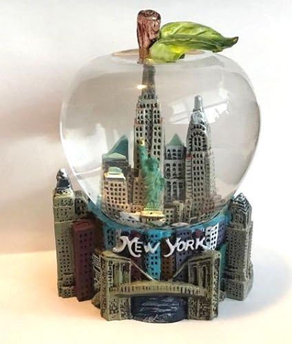 MW082 New York City Snow Globe 2.5 Inch (45mm) Skylines & Statue of Liberty wg203