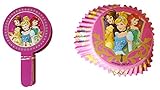 Disney Princess Cupcake baking cups and toppers (set of 24)