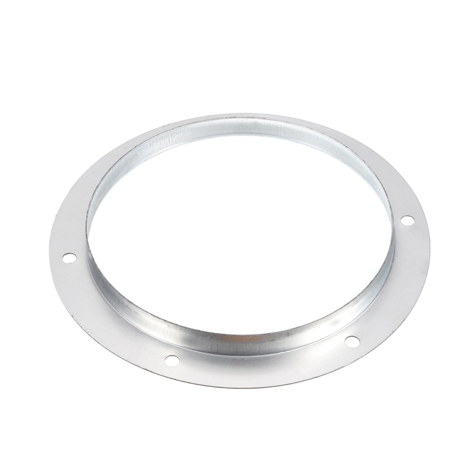 PATIKIL 8" Duct Connector Flange, Metal Straight Pipe Exhaust Flange Duct Mounting Plate for Heating Cooling Ventilation HVAC System, Galvanized Steel