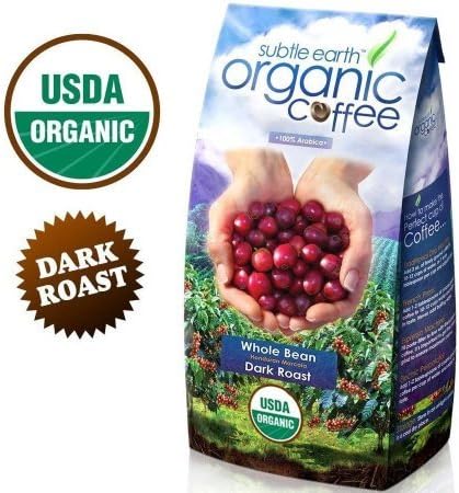2LB Cafe Don Pablo Subtle Earth Organic Gourmet Coffee - Dark Roast - Whole Bean Coffee - USDA Certified Organic - 100% Arabica, 2 Pound