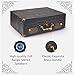 Record Player Portable Wirelessly LP Belt-Drive 3-Speed Turntable with Built in Stereo Speakers, Vintage Style Vinyl Record Playerthumb 2