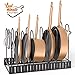Last Minute Kitchen Pot & Pan Organizer 3 DIY Method Adjustable 8+ Rack System for Pantry Cabinet & Countertop Black Heavy Duty Steel (ECO-FRIENDLY)…