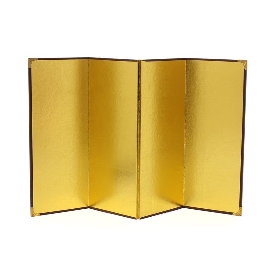 ミニ金屏風 4曲 (大) 255×425mm 金無地 C516商品画像