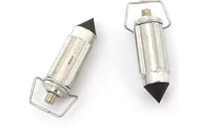 4INTO1 2 Pack Reproduction Keihin Carburetor Float Needle with Rubber Viton Tip Fits Honda Kawasaki Suzuki Yamaha Motorcycle