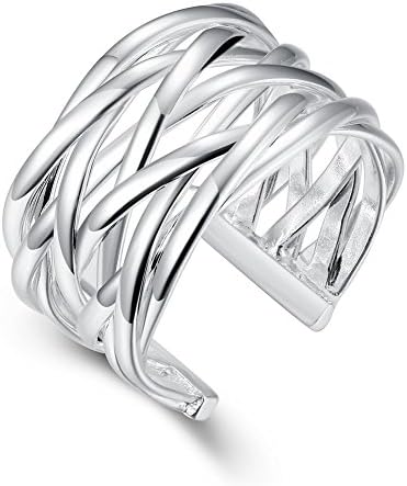 Tasty Life Clearance! Love Celtic Knot Ring 925 Sterling Silver Toe Ring Adjustable Open Rings for Women