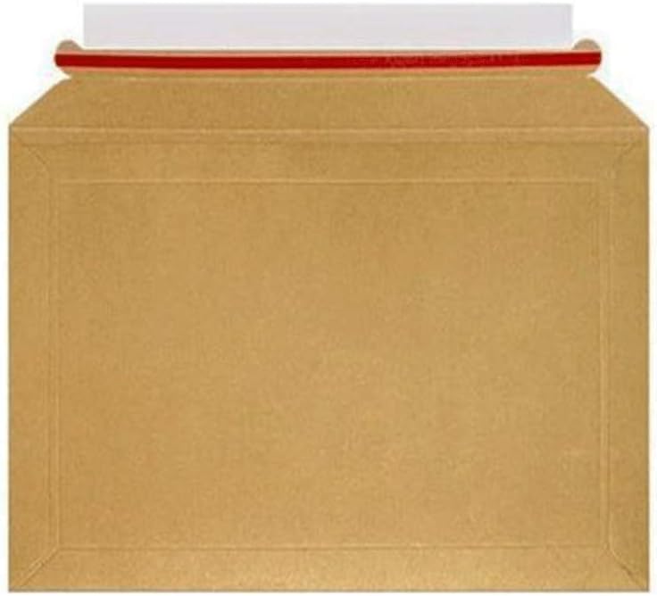 50pcs A4 Book MAILERS Rigid Cardboard ENVELOPES Books DVD's 334mm x 234mm