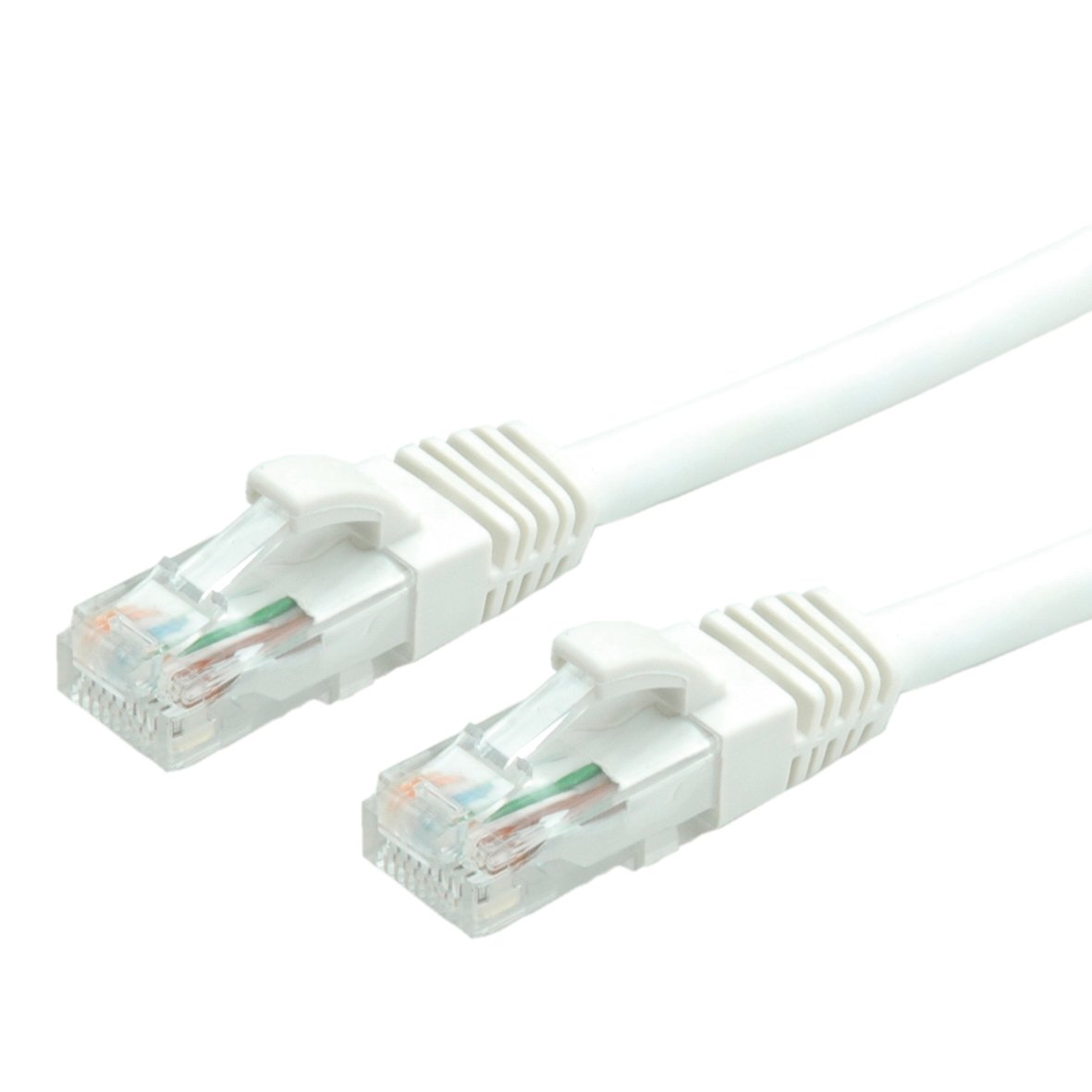 Value | UTP Cable Cat.6 | Halogen-FREE | White | 1 m