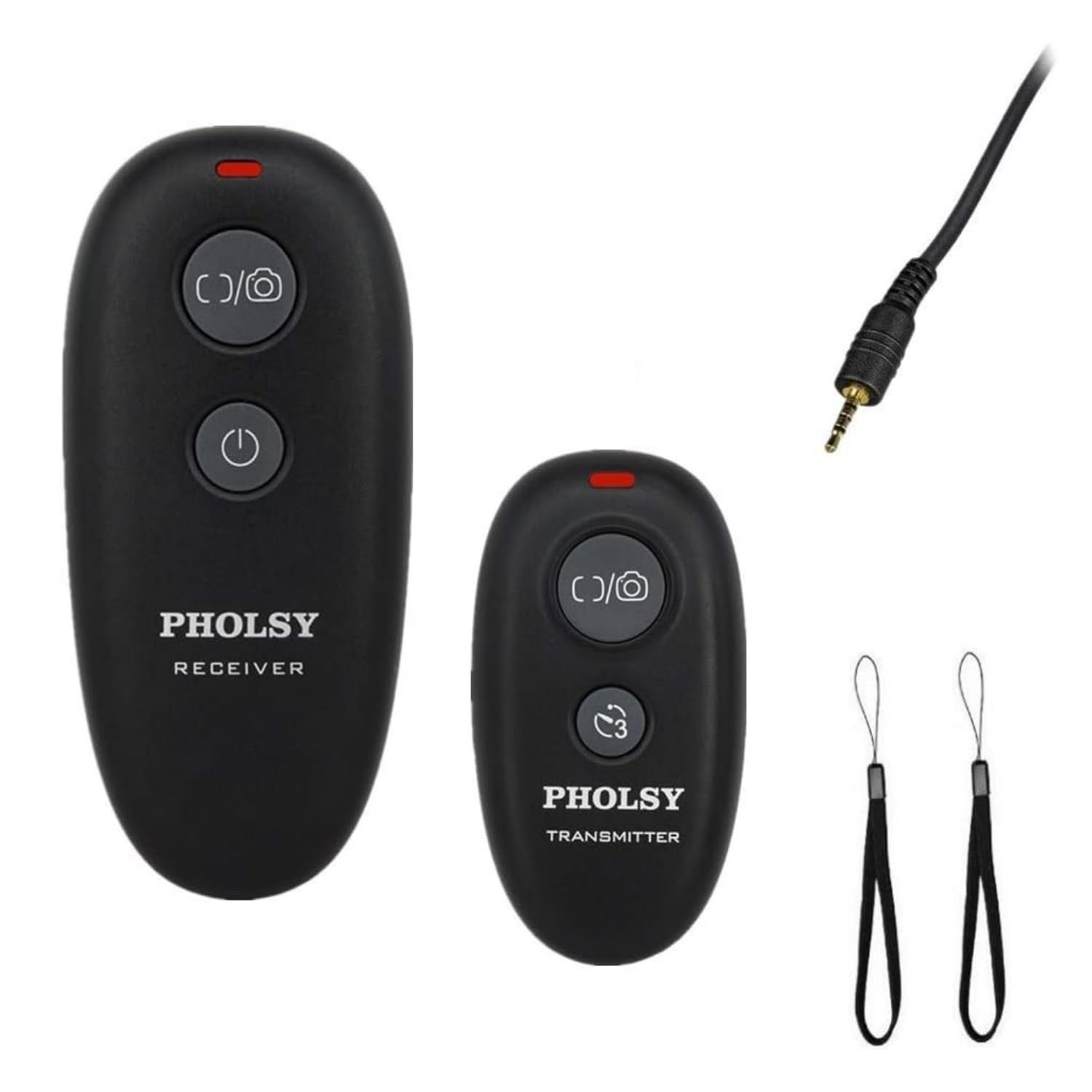 PHOLSY Wireless Shutter Camera Remote Release Control for Panasonic S5, S1, G95, G91, G9, GH5, GH6, GH7, G85, G81, GX8, GX7, GH4, GH3, FZ2500, FZ2000, FZ1000