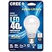 Cree BA19-04550OMB-12DE26-3_1 40W Equivalent 5000K A19 LED Light Bulb with 4Flow Filament Design, Daylight