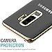 TOZO for Samsung Galaxy S9 Plus Case, Clear Soft TPU Gel Skin [1.0mm Ultra Thin] Slim Soft Protective Cover [Gold Plating Edge]