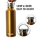TOPOKO 25 oz Stainless Steel Vacuum Insulated Water Bottle, Keeps Drink Cold up to 24 hours & Hot up to 12 hours, Leak Proof and Sweat Proof. Large Capacity Sports Bottle
