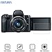 Screen Protectors Compatible Canon EOS M50, AFUNTA 3 Pcs Anti-Scratch Tempered Glass Protective Films for DSLR Digital Camera