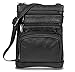 Krediz leather Crossbody Purses for Women, Multi Pocket Crossbody Purse with Adjustable Strap, Soft & Durable Leather Purse