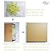 GIFTME 5 Turquoise Flower Metal Wall Decoration for Living Room(13X2.5 inch)