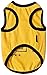 Parisian Pet Dog T-Shirt - Embroidered FBI Shirt - 100% Cotton, Breathable Dog Clothes - Sleeveless Pet Vest - Machine Washable Yellow Dog Shirts for Large Dogs - XL