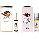 Pack of 2 – Choco Musk 6ml (0.2 Oz) Roll-On Oil & Choco Musk Marshmallow 6ml (0.2 Oz) Roll-On Oil | Long Lasting Unisex Perfume Oils