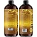 Argan Oil Shampoo and Conditioner Set - Sulfate Free All Natural Hair Repair Treatment, Clarifying Volumizing & Moisturizing, Color Safe, Gentle for Curly & Color Treated Hair (2x 16oz)