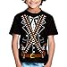 Kids Mexican Mariachi Bandido Pistolero Cowboy Halloween Costume T-Shirt