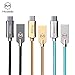 mcdodo USB Type-C Smart LED Auto Disconnect Quick Charge Data 3.2FT/1M Cable QC 3.0 Compatible with Samsung Galaxy S8, S8+,Google Pixel,Nexus 6P,LG V20 G5,HTC 10 & More (Sky Blue)