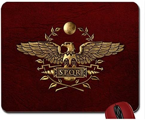B Abstract leather flags textures rome roman empire banner red background 1920x1080 wallpapermouse pad computer mousepad