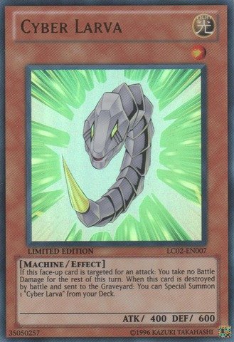 Yu-Gi-Oh! - Cyber Larva (LC02-EN007) - Legendary Collection 2 - Limited Edition - Ultra Rare