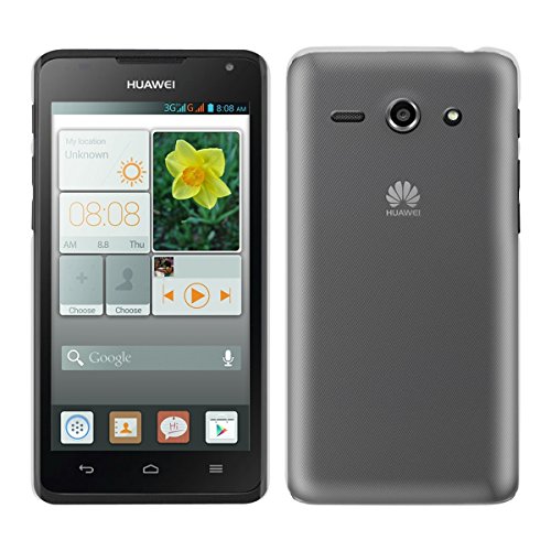 kwmobile Crystal hard case for Huawei Ascend Y530 - thin transparent protection cover in transparent