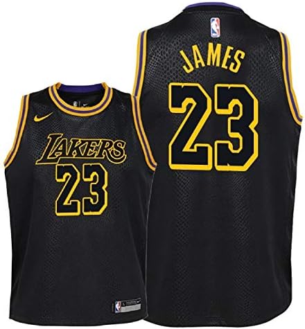 LA Lakers NEW 2019 LeBron James Basketball Jersey NBA Gold Purple White Black
