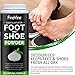 Foot and Shoe Powder - Deodorizer and Odor Eliminator | Remove Bad Smells from Stinky Feet, and Sweaty Socks | Safe for Slippers, Sneakers, Athletes Footwear, Hockey and Tennis Equipment | Made in USA