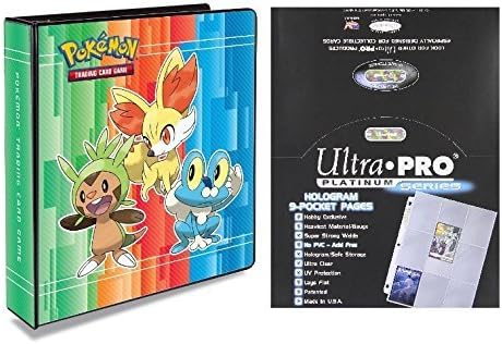 Pokemon X & Y 2 3-Ring Binder with 100 Ultra Pro Platinum 9-Pocket Sheets by Ultra Pro