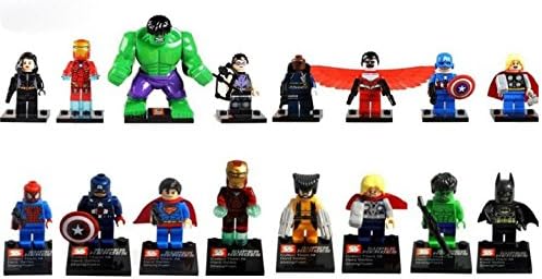 New MiniFigures Toy Super Heroes Series Wolverine Superman Hulk Batman 24pcs/Lot