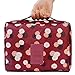CalorMixs Travel Cosmetic Bag Printed Multifunction Portable Toiletry Bag Cosmetic Makeup Pouch Case Organizer Bathroom Storage Bag for Travel for Women Girls