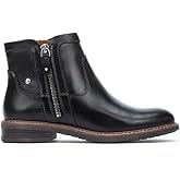 PIKOLINOS womens Pikolinos Flat Ankle Boots Leather Aldaya for Woman Color Black