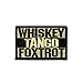 BASTION Morale Patches (Whiskey Tango Foxtrot, Tan) | 3D Embroidered Patches with Hook & Loop Fastener Backing | Well-Made Clean Stitching, Military Patches for Tactical Bag, Hats & Vest