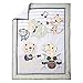 Trend Lab Safari Rock Band 6 Piece Crib Bedding Set, Green/Blue