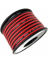 TYUMEN   Cable de extensión de cable eléctrico de 2 pines de calibre 18, 12 V   24 V CC, cable flexible de alambre de 18 AWG para iluminación de cinta LED