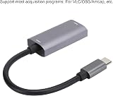 ASHATA 4K HDMI to USB C Capture Card 1080P Type-C Video Audio Recorder PS4 OBS view 4