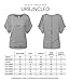 URBANCLEO Womens Short Sleeve Dolman Drape Top Shirts (Plus