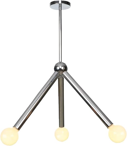 YXZQ Zweige Sputnik Kronleuchter, Mitte des Jahrhunderts 3-Lichter