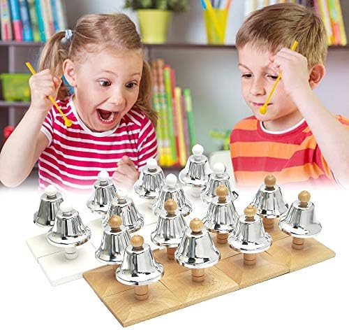 JASHKE Montessori Material and Preschool Education Music Bell Educational Toys for Kids
