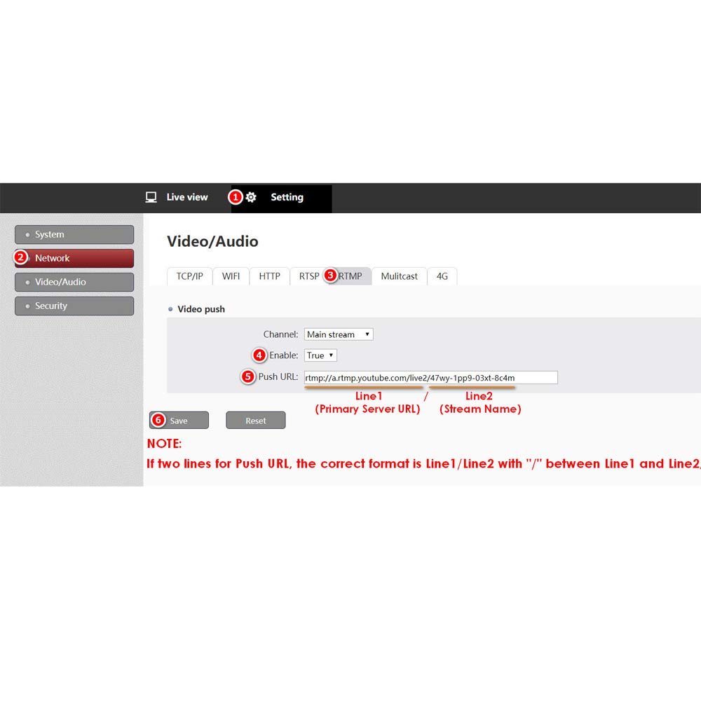 EXVIST H.265 1080P HDMI Video Encoder HDMI to RTMP Encoder W/SD Card Slot Max. 128G DDNS HTTP RTMP RTSP TS Compatible with ONV/HK Private Protool for IPTV Live Streaming to YouTube Facebook Vimeo etc.