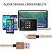 3Pcs 3FT 6FT 10FT Extra Long Nylon Braided Charging Cable Cord 8-Pin Lightning to USB Cable Charger Compatible with iPhone 7/ 7Plus/6/6s/6plus/6splus, iPhone5/5s/5c,iPad, iPod,iPod (Coffee+Silver)
