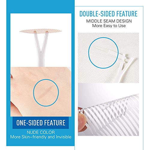 image for TailaiMei 1440 Pcs Natural Invisible One/Double Sided Eyelid Tape Stic