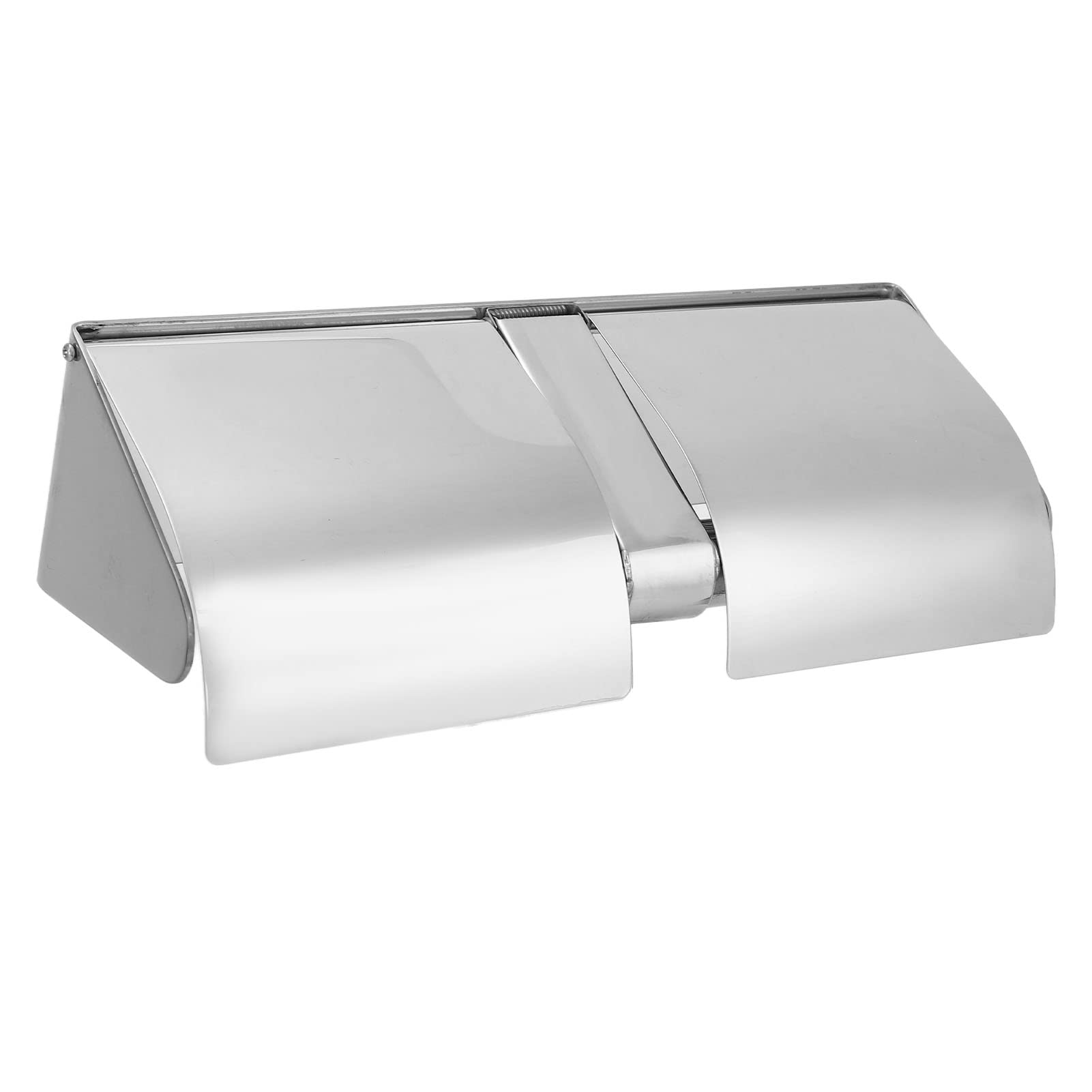 TOPINCN Toilet Paper Holder, 304 Stainless Steel Wall Mounted Roll Tissue Holder, Waterproof Paper Holder With Lock And Cover Bathroom