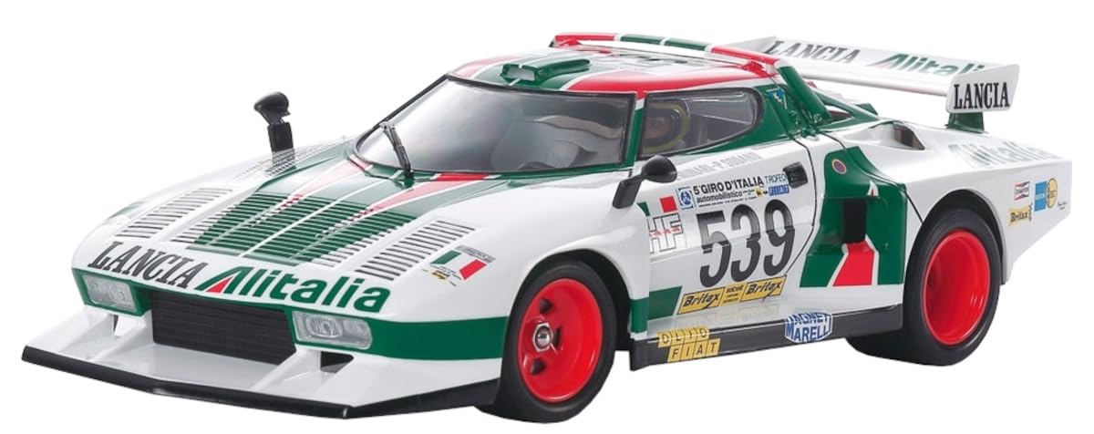 TAMIYA 25210 1:24 Lancia Stratos Turbo - Faithful Replica, Plastic Kit, Crafts, Model Kit, Assembly, Unpainted, Multi-Coloured
