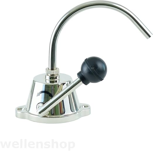 Wellenshop Wasserhahn Mit Handpumpe Ohne Strom 3 8 Zoll 10mm Anschluss Selbstansaugend Amazon De Sport Freizeit