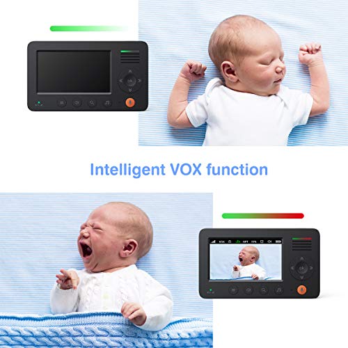 image for Baby Monitor with Camera and Audio, X-Sense Video Baby Monitor with 4.