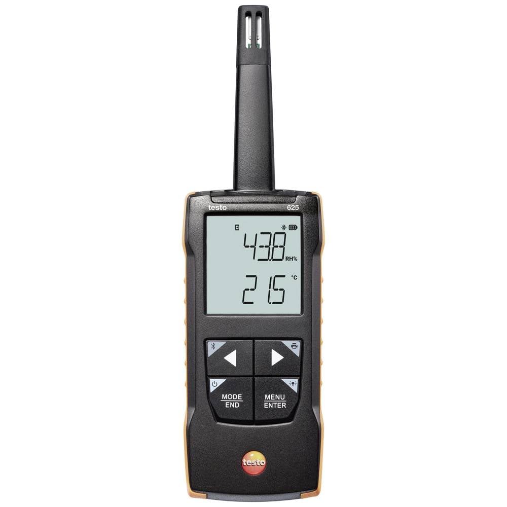 Testo 625 Digital Thermohygrometer w/App Connectivity