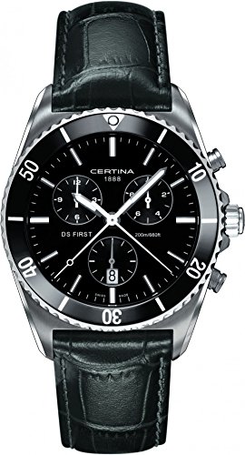 Certina ds first ceramic chronograph mens watch c0144171605100