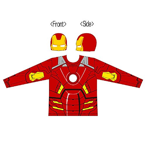Marvel Iron Man Costume --Shirt & Mask Only -- Adult XS/S Size - Image 3